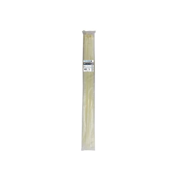 Kable Kontrol Cable Tie, 40 in L, 11.70 in Max Bundle Dia., Natural, Nylon 6/6, 250 lb Strength, 50 PK CT40NAT-50 - main